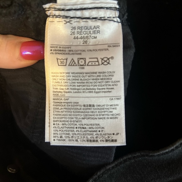 Gap Women's Black Jeans 26R NWT - Picture 6 of 6
